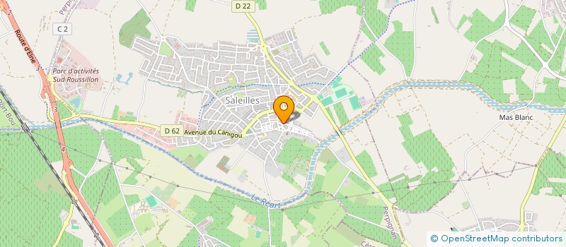 localisation de l'entreprise IDEL CHAPTAL  SALEILLES