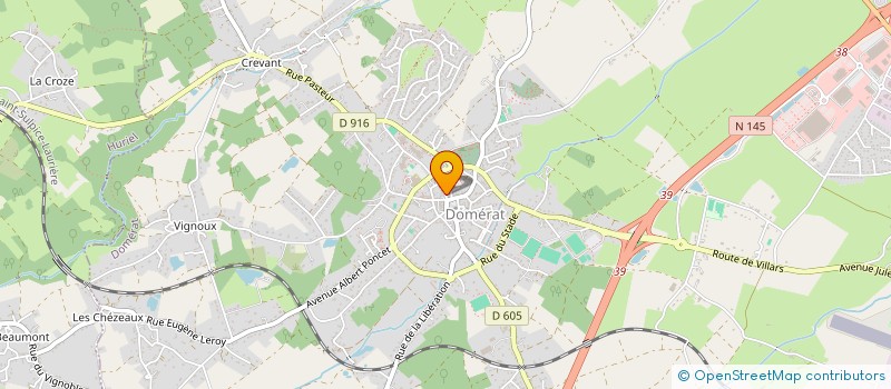 localisation de l'entreprise IDEL DOMERAT à DOMERAT