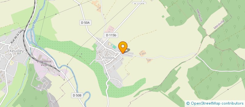 localisation de l'entreprise IDEL FEF  FROLOIS