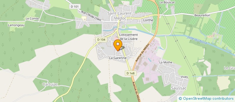 localisation de l'entreprise IDEL.SLM  SAINT-LAURENT-MEDOC