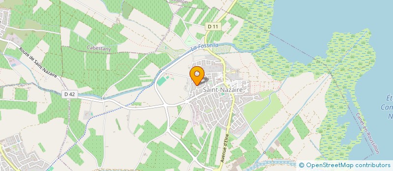 localisation de l'entreprise IDEL.SN.  SAINT-NAZAIRE