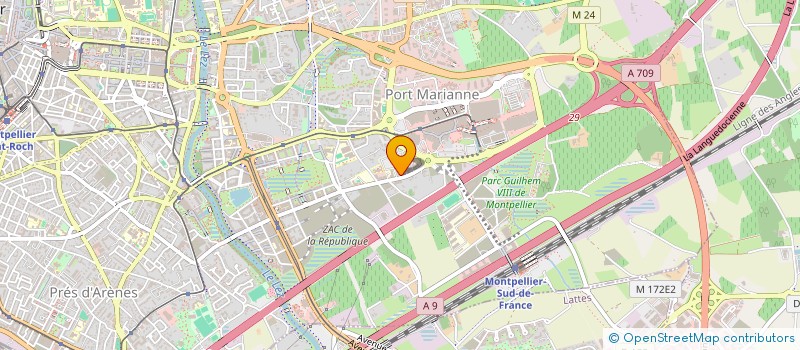 localisation de l'entreprise IDELCARE à MONTPELLIER