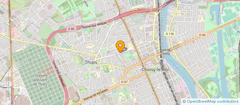 localisation de l'entreprise IDELEC à THIAIS