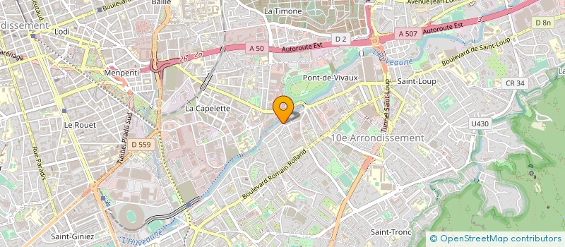 localisation de l'entreprise IDELEC à MARSEILLE