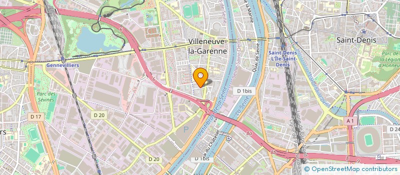 localisation de l'entreprise IDELEC MTS à VILLENEUVE-LA-GARENNE