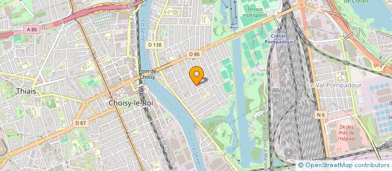 localisation de l'entreprise IDELEC PRO à CHOISY-LE-ROI