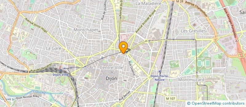 localisation de l'entreprise IDELIANS  SOCIETE DE COORDINATION  DIJON