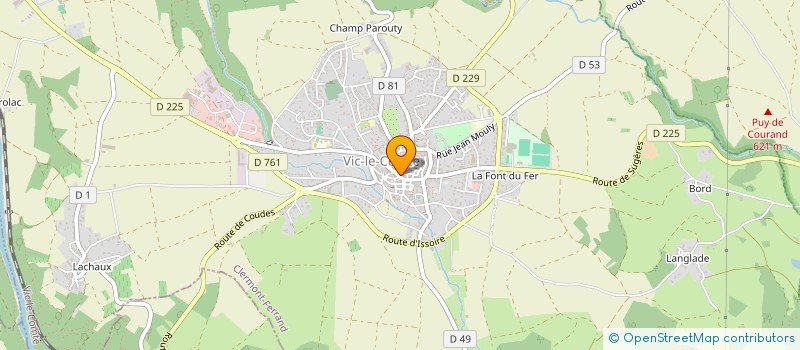 localisation de l'entreprise IDELVIC  VIC-LE-COMTE