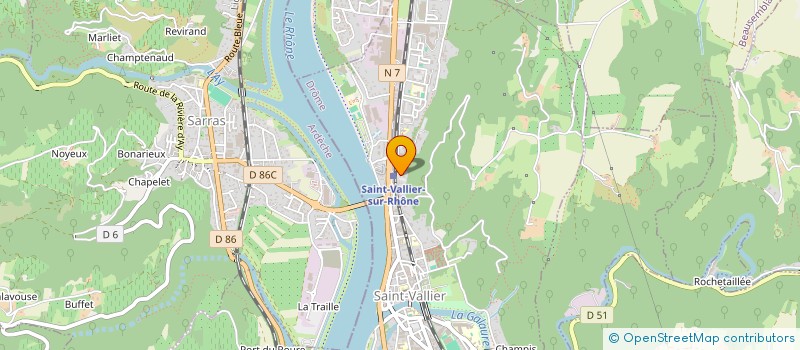 localisation de l'entreprise IDELYS à SAINT-VALLIER