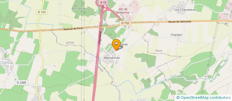 localisation de l'entreprise IDEM 17  MAZEROLLES