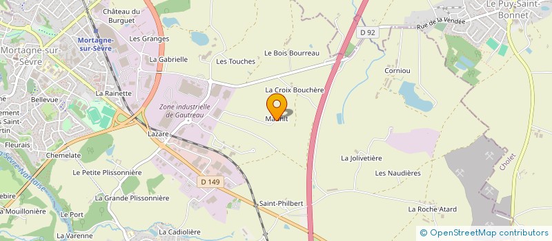 localisation de l'entreprise IDEM à SAINT-HILAIRE-DE-RIEZ