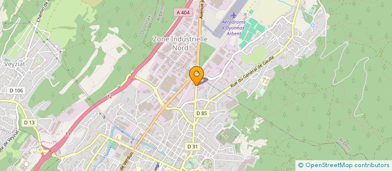localisation de l'entreprise IDEM à OYONNAX