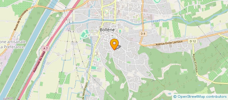 localisation de l'entreprise IDEM  BOLLENE