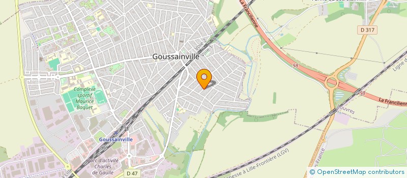 localisation de l'entreprise IDEM à GOUSSAINVILLE