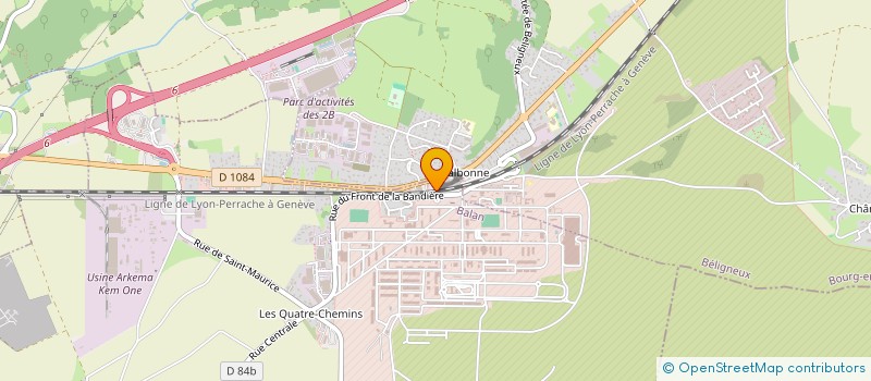 localisation de l'entreprise IDEM CONCEPT à BELIGNEUX