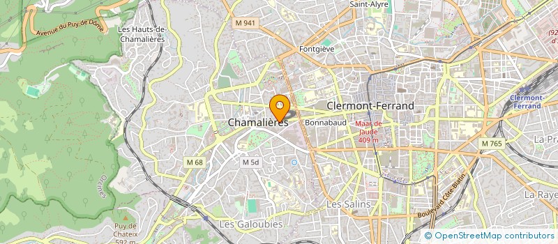 localisation de l'entreprise IDEM CRE'ACTIONS  CHAMALIERES