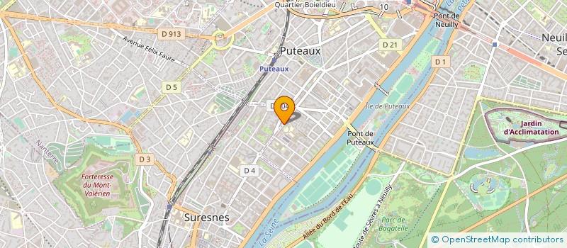 localisation de l'entreprise IDEMAPS - AGECOM à PUTEAUX