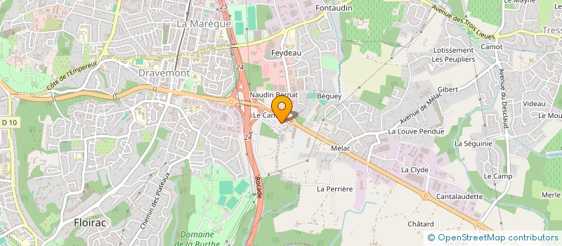 localisation de l'entreprise IDEMBIS  FLOIRAC