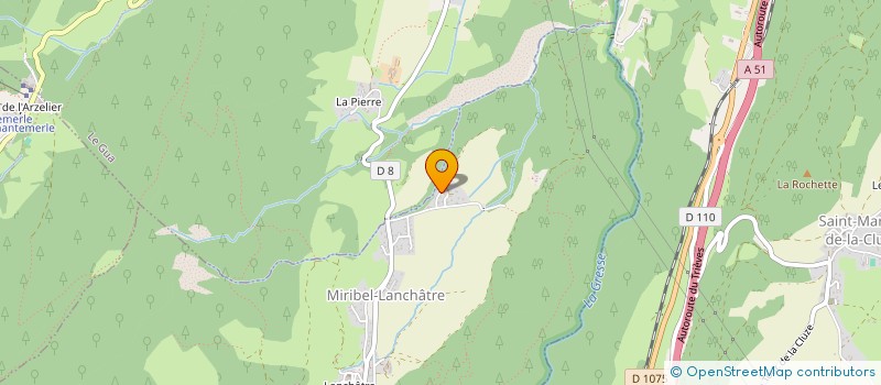 localisation de l'entreprise IDEMISO  MIRIBEL-LANCHATRE