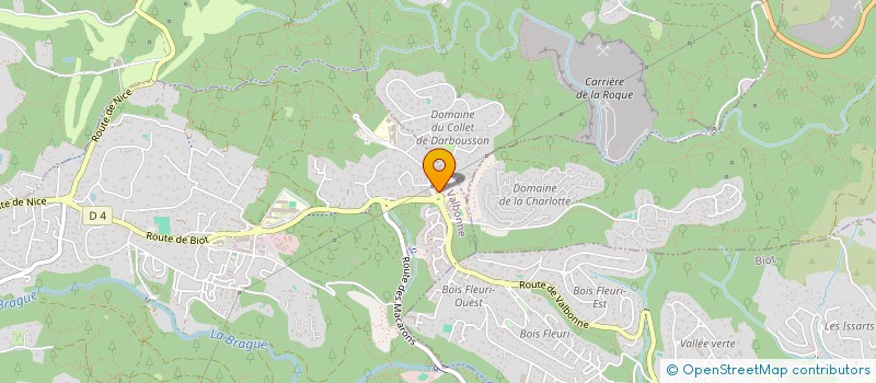 localisation de l'entreprise IDEMSABLES  VALBONNE