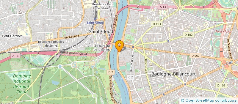 localisation de l'entreprise IDENEK à BOULOGNE-BILLANCOURT