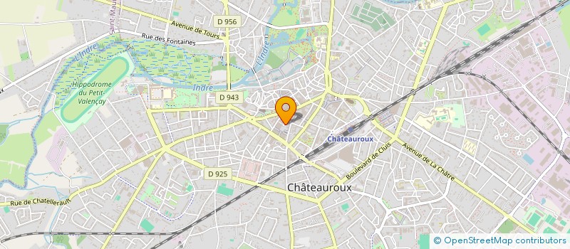 localisation de l'entreprise IDENET à CHATEAUROUX