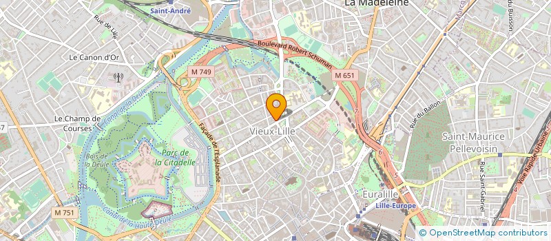 localisation de l'entreprise IDENKA COMMUNICATION  LILLE