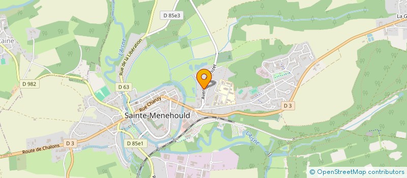 localisation de l'entreprise IDENN PERE ET FILS à SAINTE-MENEHOULD