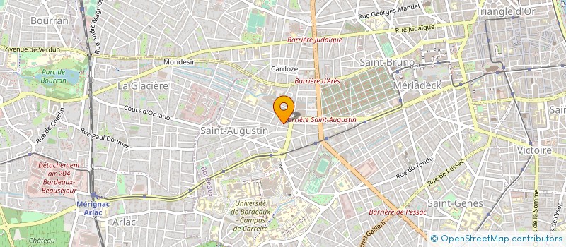 localisation de l'entreprise IDENTIFICATION à BORDEAUX