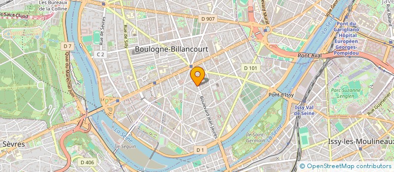 localisation de l'entreprise IDENTITES  BOULOGNE-BILLANCOURT