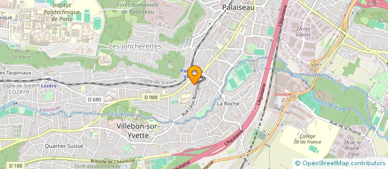 localisation de l'entreprise IDEO à PALAISEAU