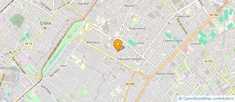 localisation de l'entreprise IDEO  ROUBAIX