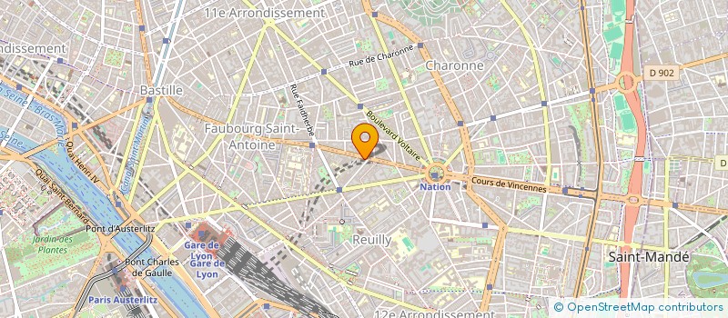 localisation de l'entreprise IDEO  PARIS 12