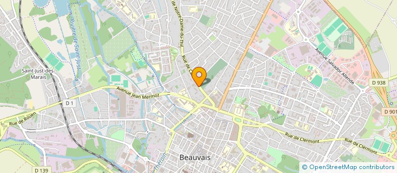 localisation de l'entreprise IDEO  BEAUVAIS