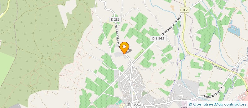 localisation de l'entreprise IDEO  POUSSAN