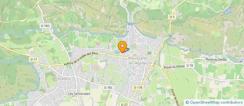 localisation de l'entreprise IDEO ARCHITECTURE  MAUSSANE-LES-ALPILLES