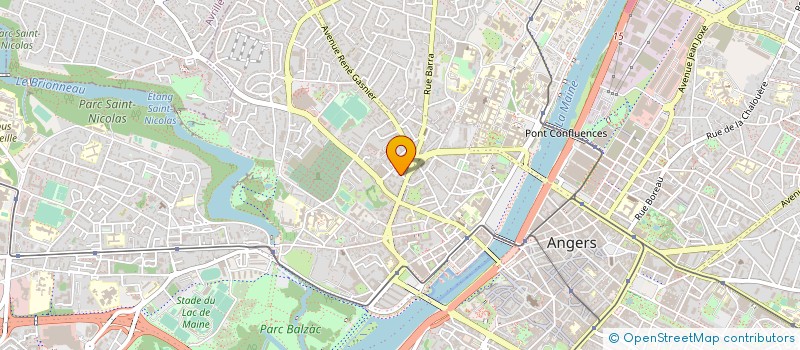 localisation de l'entreprise IDEO CONSEIL à ANGERS