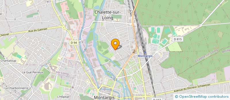 localisation de l'entreprise IDEO ENVIRONNEMENT à CHALETTE-SUR-LOING