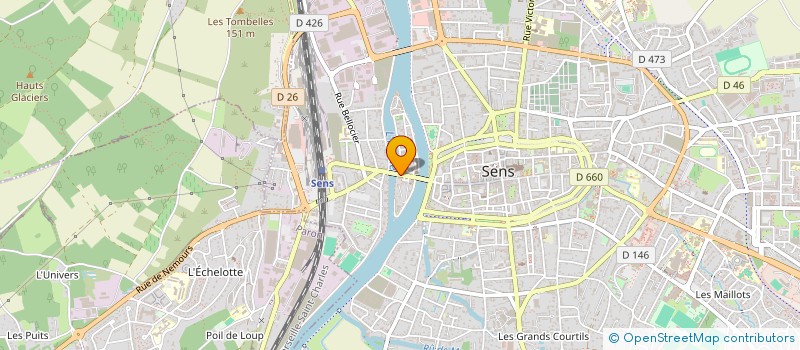 localisation de l'entreprise IDEO FRANCE  SENS