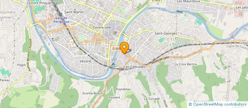 localisation de l'entreprise IDEO IMMO à PERIGUEUX