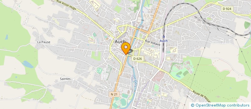 localisation de l'entreprise IDEO LITERIE AUCH  AUCH