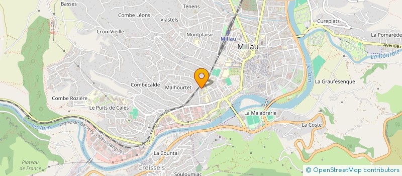 localisation de l'entreprise IDEO PATRIMO à MILLAU