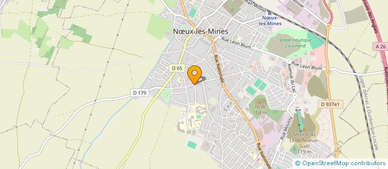 localisation de l'entreprise IDEO'PLATRERIE  NUX-LES-MINES