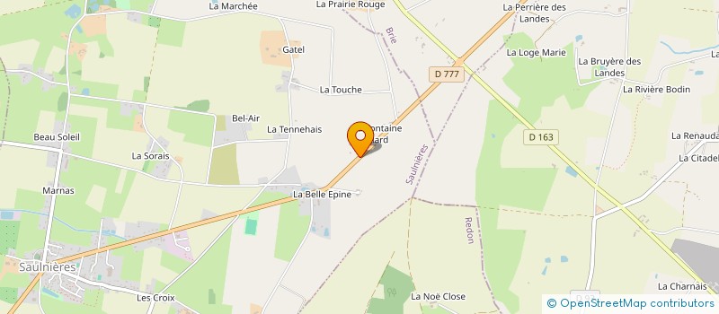 localisation de l'entreprise IDEO PLOMBERIE à SAULNIERES