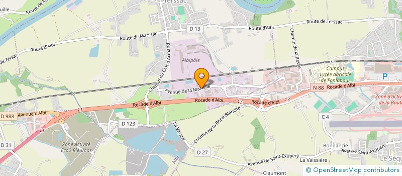 localisation de l'entreprise IDEO3D  TERSSAC