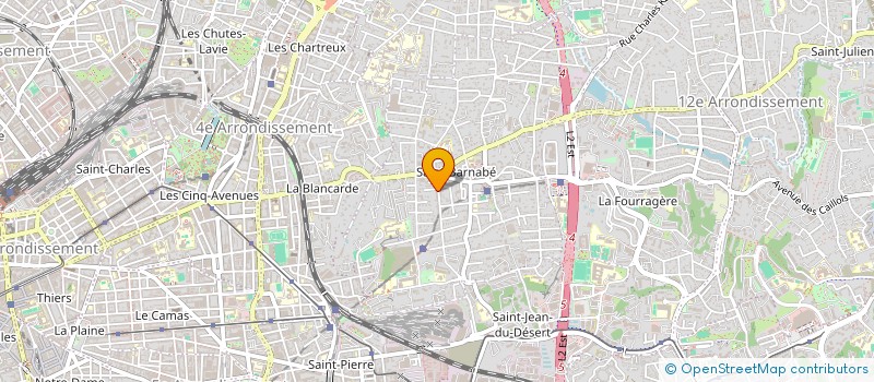 localisation de l'entreprise IDEOBAT à MARSEILLE