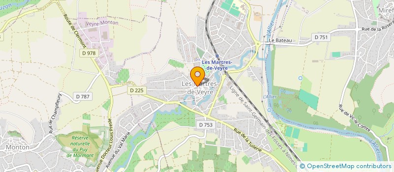 localisation de l'entreprise IDEOBOIS à LES MARTRES-DE-VEYRE