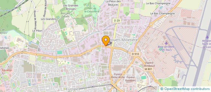 localisation de l'entreprise IDEOIDEAL à TOURS