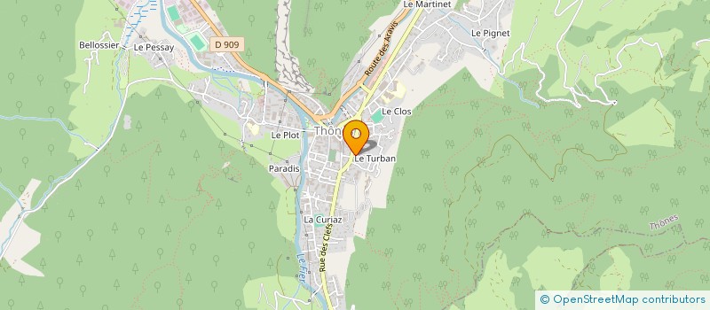 localisation de l'entreprise IDEOKA à THONES