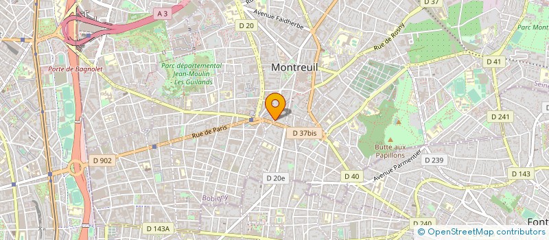 localisation de l'entreprise IDEOKILOGRAMME à MONTREUIL